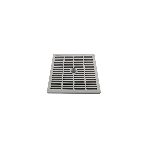 Grille légère pour regard 300x300mm gris