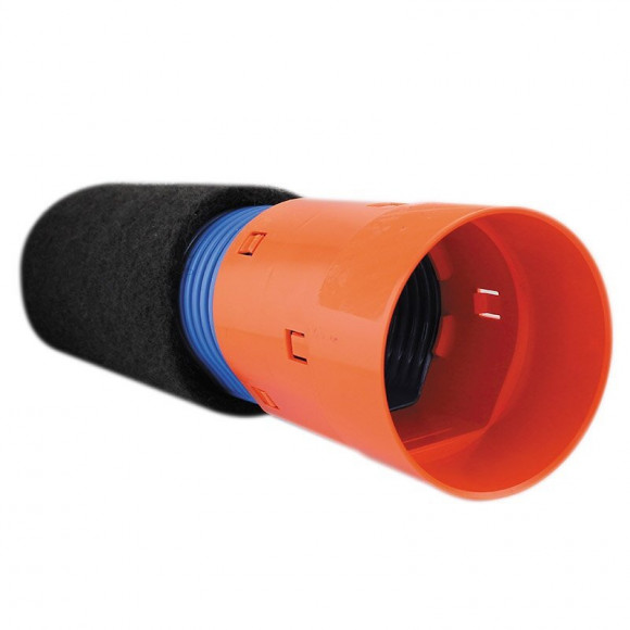 Drain rigide enrobé CR4 Batifibre D.90 longueur 2m