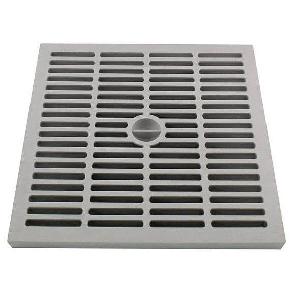 Grille légère pour regard 300x300mm gris