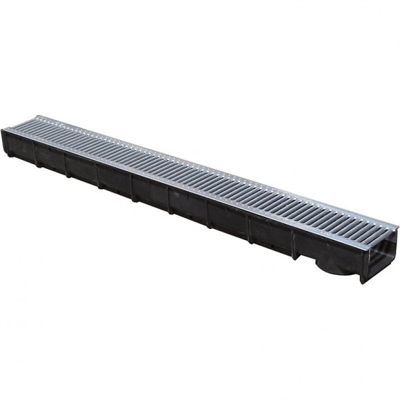 Caniveau Interlight 1000x120x75mm + grille