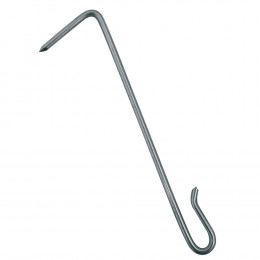 50 crochets inox ardoise pointe L.120