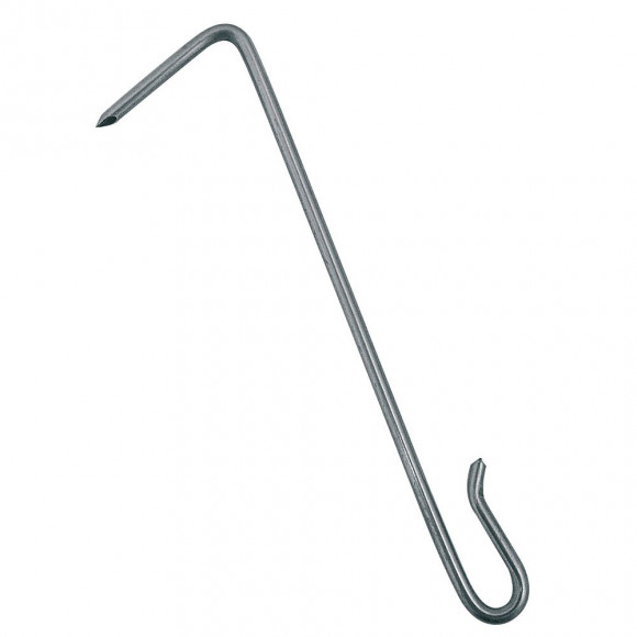 50 crochets inox ardoise pointe L.120