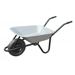 Brouette polyvalente galva 100L roue gonflable