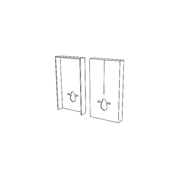 Coffrage WC MDF prêt à peindre