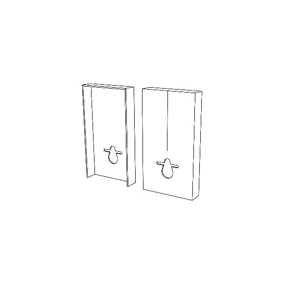 Coffrage WC MDF prêt à peindre