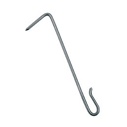 50 crochets inox ardoise pointe L.120