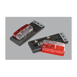Lot de 2 feux gabarit bicolore pour remorque