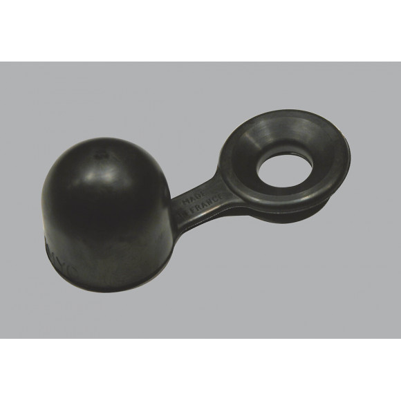 Cache rotule caoutchouc anneau boule d'attelage