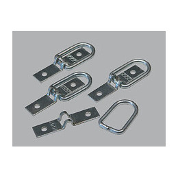 Lot de 4 anneaux de sanglage remorque