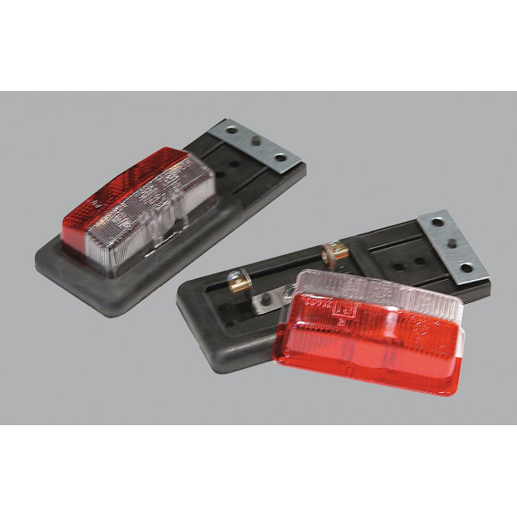 Lot de 2 feux gabarit bicolore pour remorque