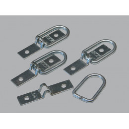 Lot de 4 anneaux de sanglage remorque