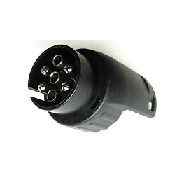 Adaptateur prise remorque monobloc 12V / 7 mâle / 13 femelle compact