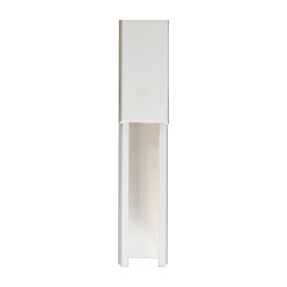 Lot de 10 moulures blanc 20X10 PVC