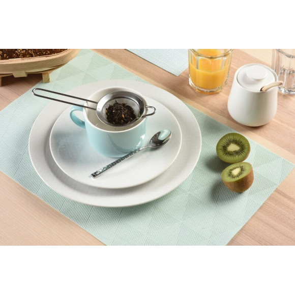 set de table tressé triangle mint