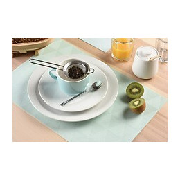 set de table tressé triangle mint