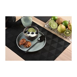 set de table tressé triangle black