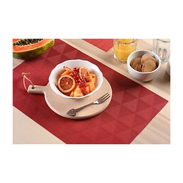 set de table tressé triangle cherry