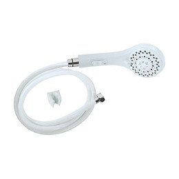 Combiné flexible STOP'OPLUS blanc 3 jets