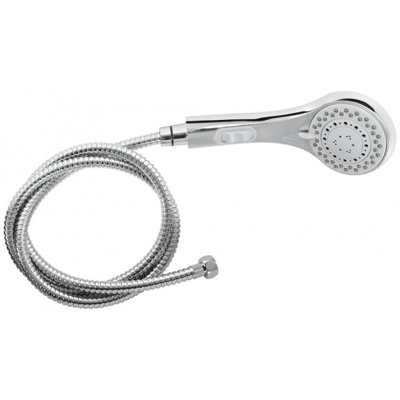 Combiné flexible STOP'OPLUS chromé 3 jets