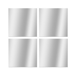 SET 4 MIROIRS CARRES 20X20
