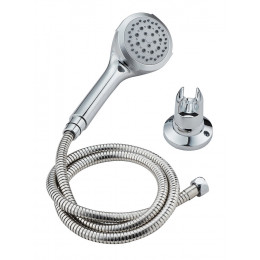 Combiné flexible HEKO chromé 5 jets