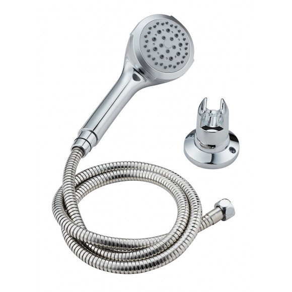 Combiné flexible HEKO chromé 5 jets