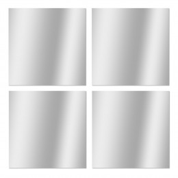 SET 4 MIROIRS CARRES 20X20