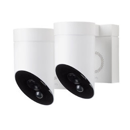 Duo Somfy Outddoor Camera Blanche
