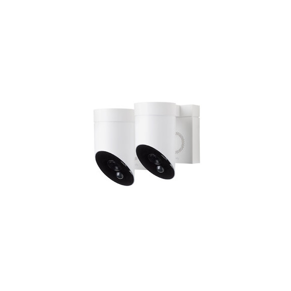 Duo Somfy Outddoor Camera Blanche