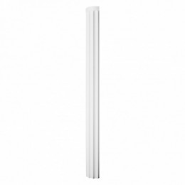 Demi Fût De Colonne Décoré D'encoches Verticales K1001