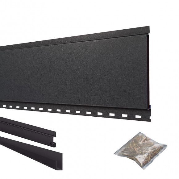 Kit 10 lames Bardage 1800x170mm soit 3.06m2 et visserie