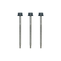 Sachet de 100 vis autoperceuses laquées pour support bois - RAL 7016