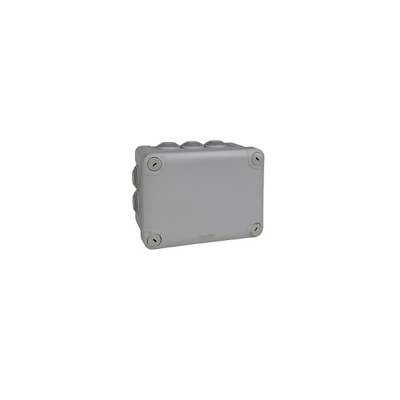 Mureva Box, boite de dérivation IP55 + embouts 150x105x80, gris