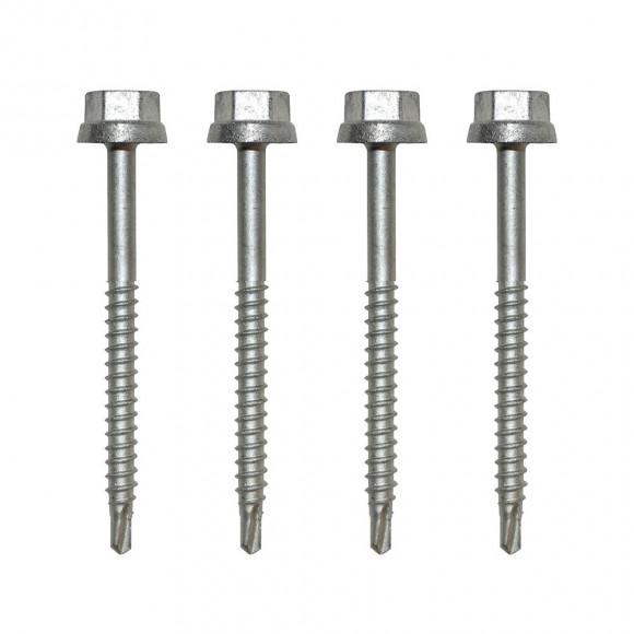 Sachet de 100 vis autoperceuses galvanisées