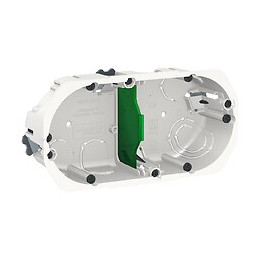 Multifix - boîte d'encastrement - Ø 67mm - prof 40mm - 2P entrax 71mm