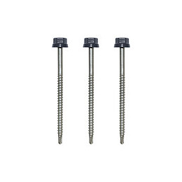 Sachet de 100 vis autoperceuses galvanisées RAL 5008