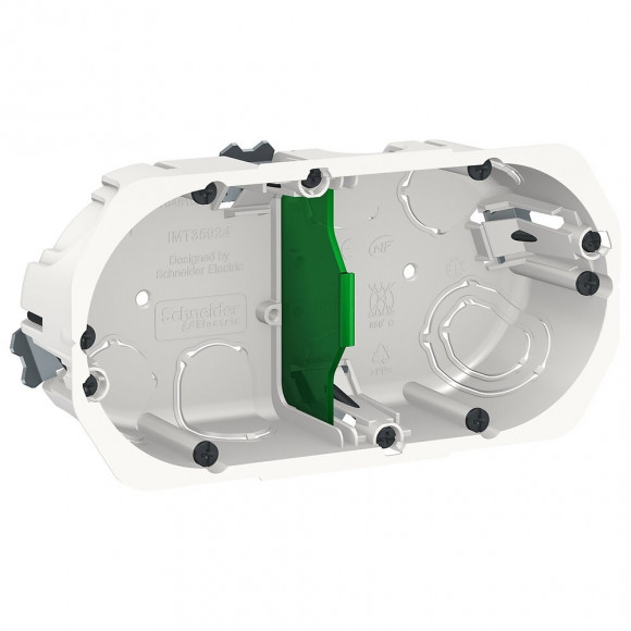 Multifix - boîte d'encastrement - Ø 67mm - prof 40mm - 2P entrax 71mm