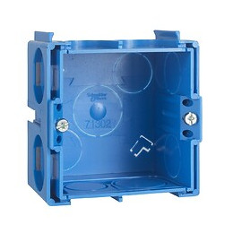 Modulo - boîte carrée à sceller - 1 poste - profondeur 40mm