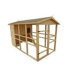 Poulailler très grande taille XXXL et grande hauteur / 6,09 m2