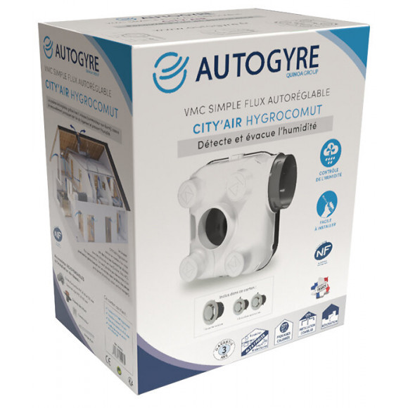 Kit VMC City Air Hygrocomut