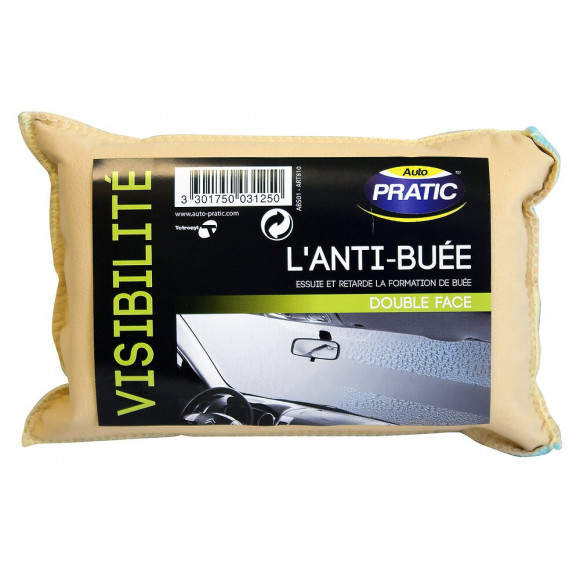 Eponge anti-buée synthétique double-face