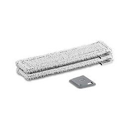 Bonnettes microfibre pour vitres extérieures + grattoir