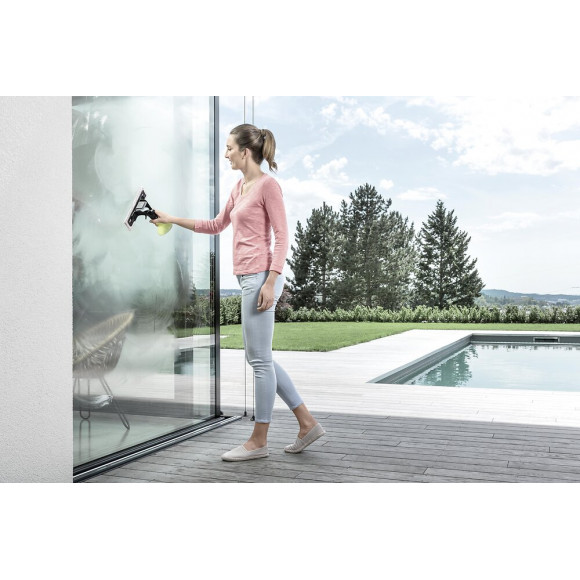 Bonnettes microfibre pour vitres extérieures + grattoir