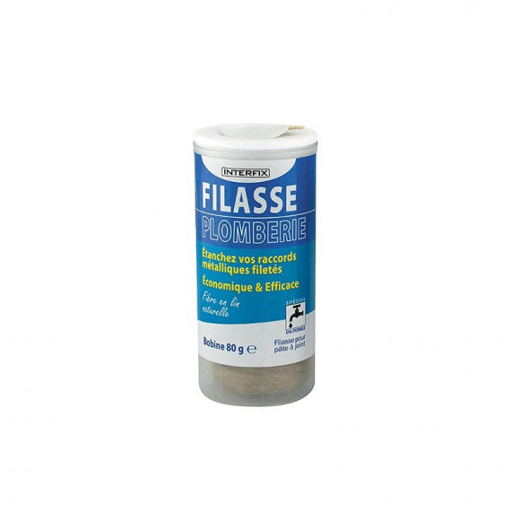 Filasse de plomberie Interfix 80g