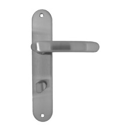 Garniture sur plaque Morgan zamak nickel mat condamnation