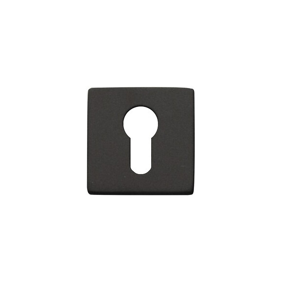 2 rosaces de fonction carrées métal noir cylindre D.52