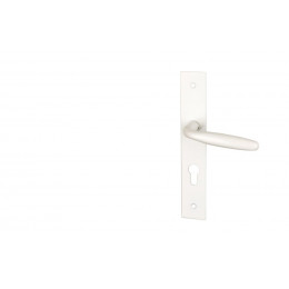 Garniture sur plaque bristol alu blanc cylindre