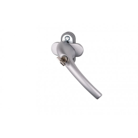 Poignée de fenêtre oscillo-battante Zenia aluminium argent