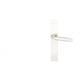 Garniture sur plaque bristol alu blanc bec de cane