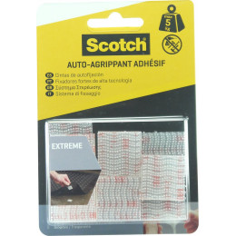 Pastille Agrippante Adhésive extrême Transparent 25mmx25mm